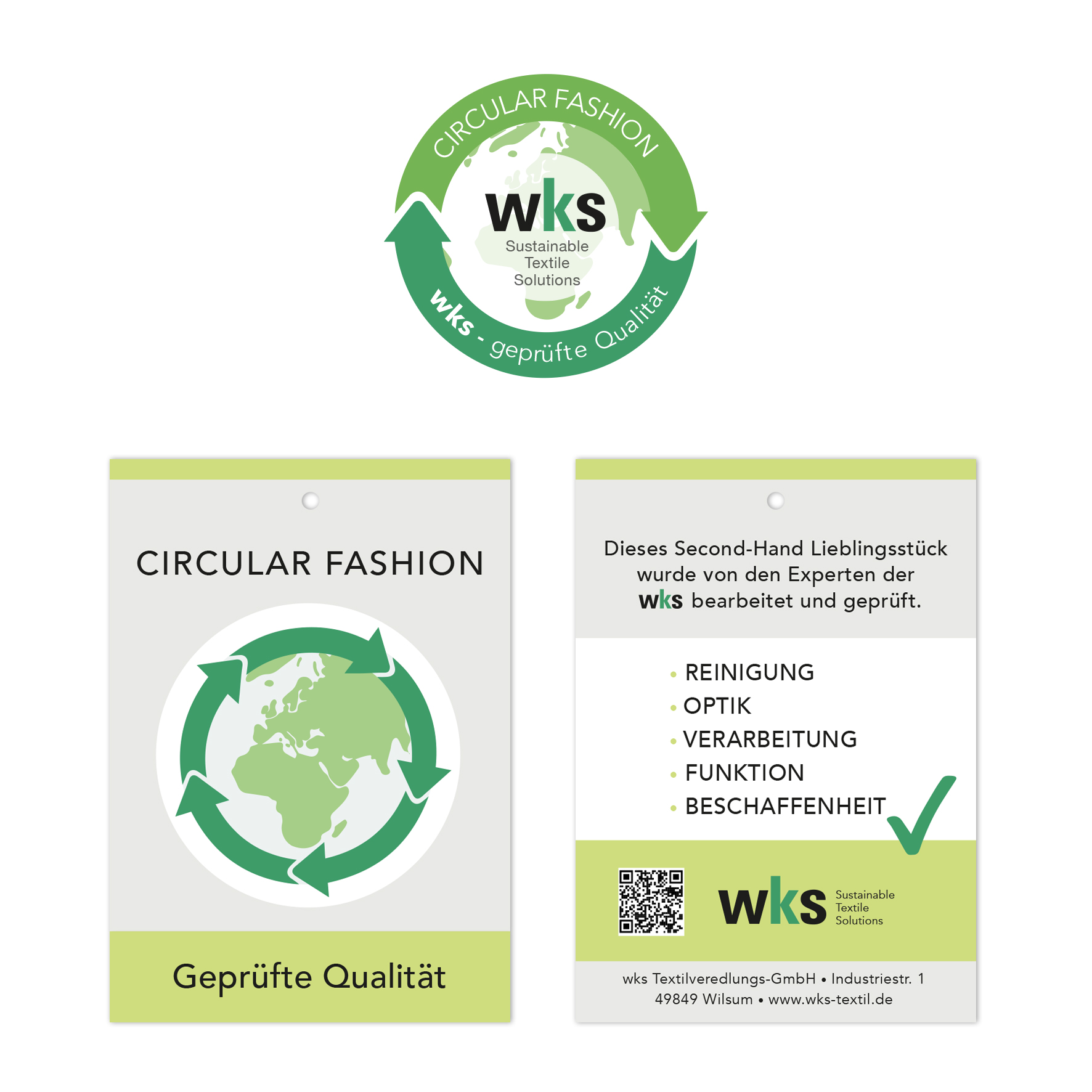 WKS-Gütesiegel „Circular Fashion – geprüfte Qualität“
